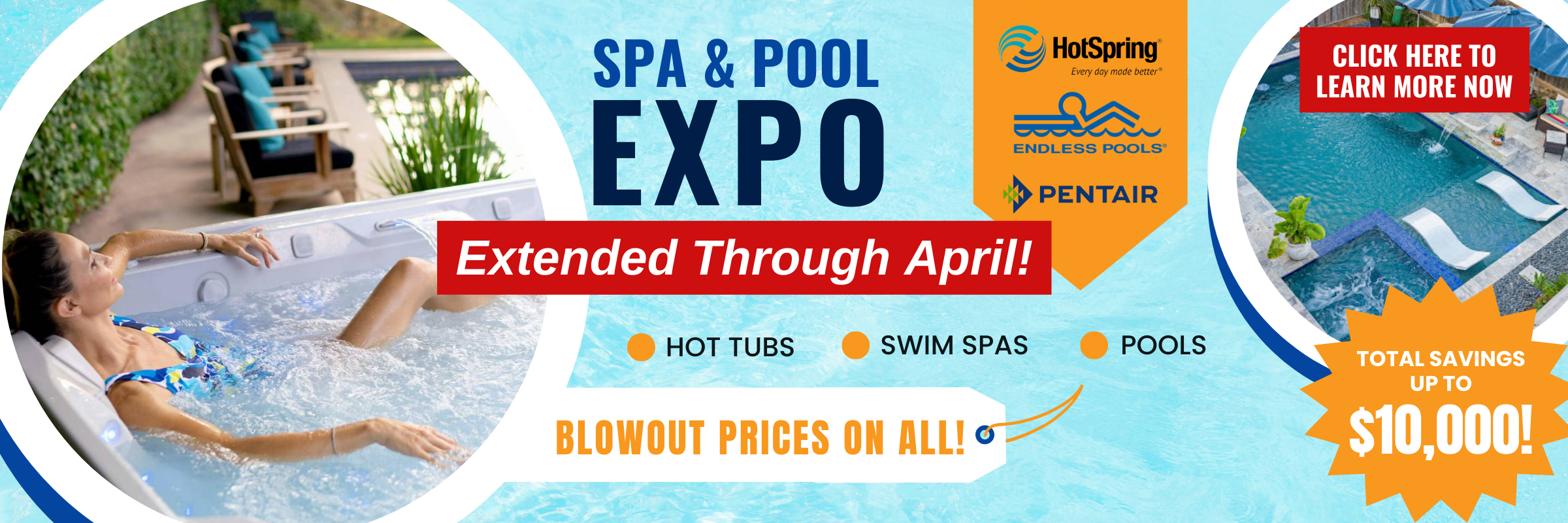 Spa and Pool expo this week only - big savings